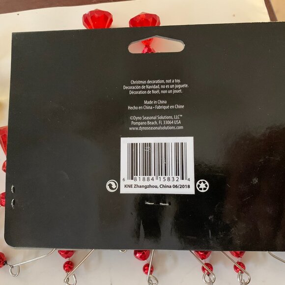 Beaded Ornament Dangling Decorations One box of 12 sets of 6 dangles - Picture 7 of 11